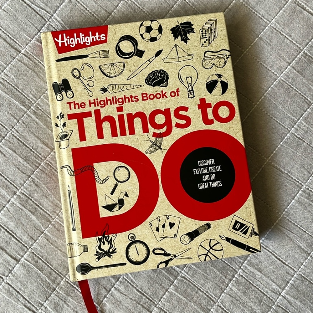 NWOT Highlights THINGS TO DO book for Kids; 500+ Fun activities, creative play!